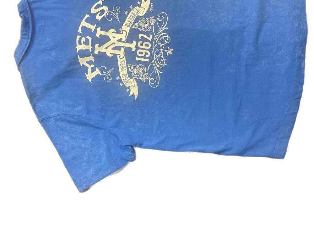 New York Mets Darius Rucker Collection by Fanatics Royal Blue Denim Button-Up Sh - Picture 12 of 13